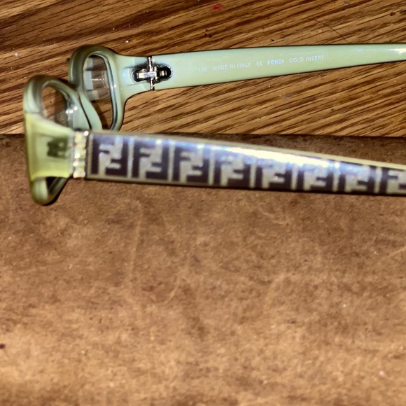 Fendi NWT Authentic Green and Brown 838R Prescription Eyeglasses - Picture 10 of 16